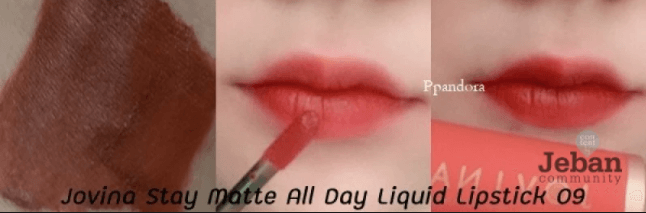 Jovina Stay Matte All Day Liquid Lipstick 09