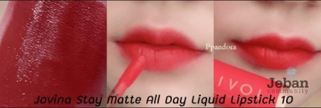 Jovina Stay Matte All Day Liquid Lipstick 10